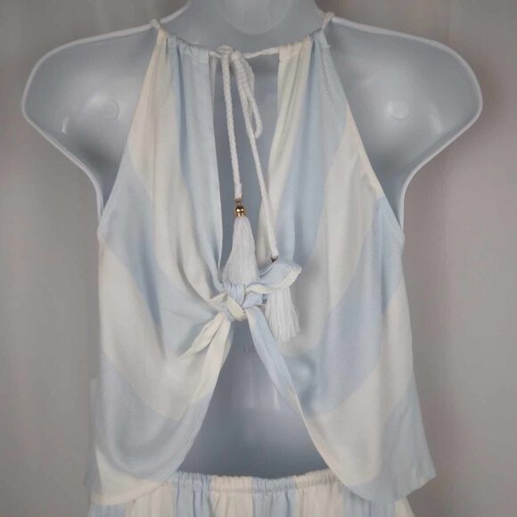 Lauren James Size XS Nassau Stripe Dress in Hydrangea Stripe NWT - Picture 9 of 13